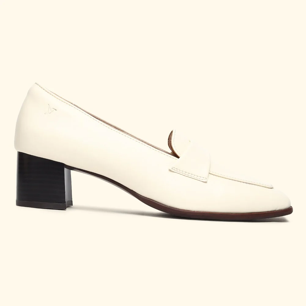 Bliss Heel Loafers For Women|Comfortable Work Heels| - Image 15