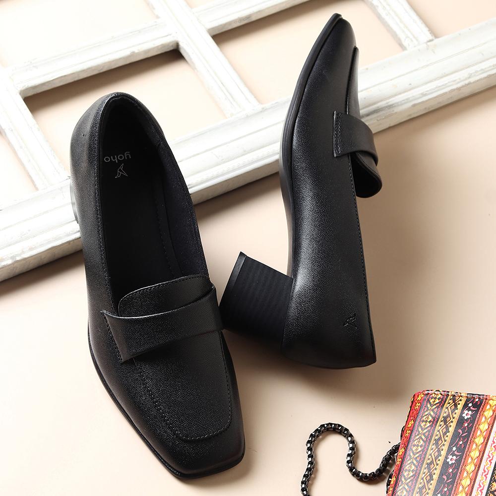 Bliss Heel Loafers For Women|Comfortable Work Heels| - Image 27