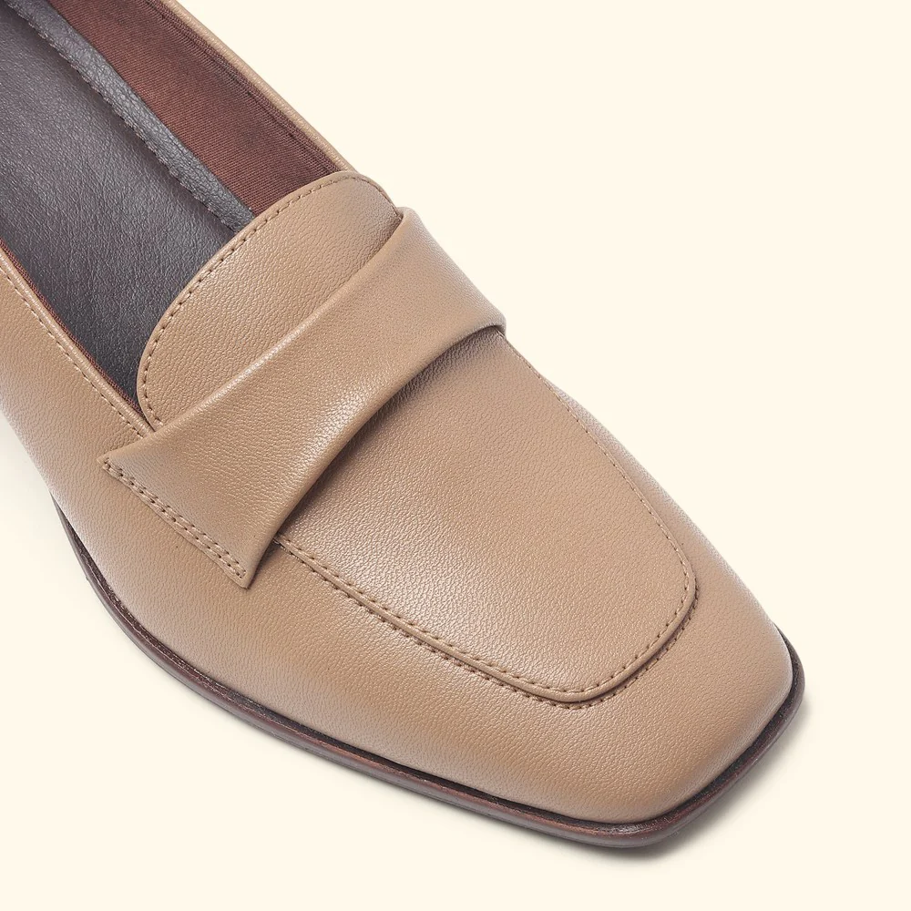 Bliss Heel Loafers For Women|Comfortable Work Heels| - Image 8