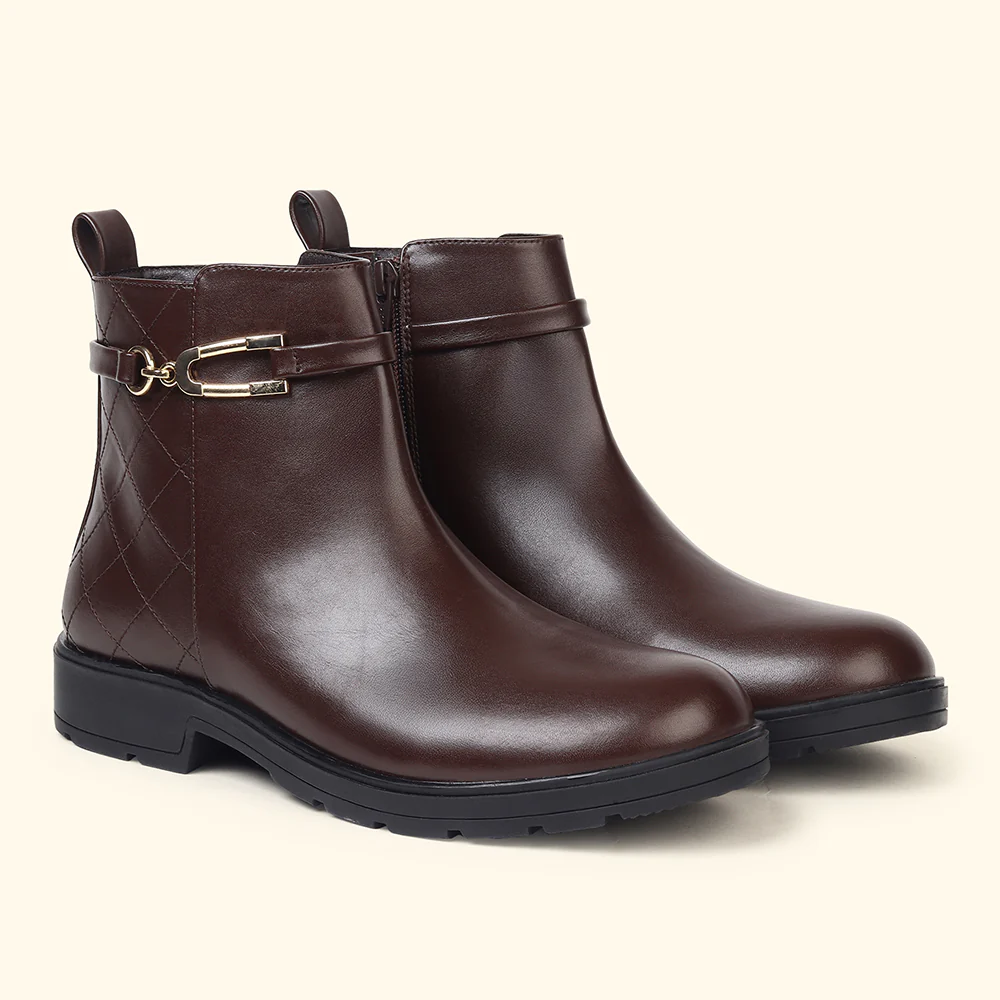 Midnight OG_Collar Crest Ankle Boots for Women - Image 2