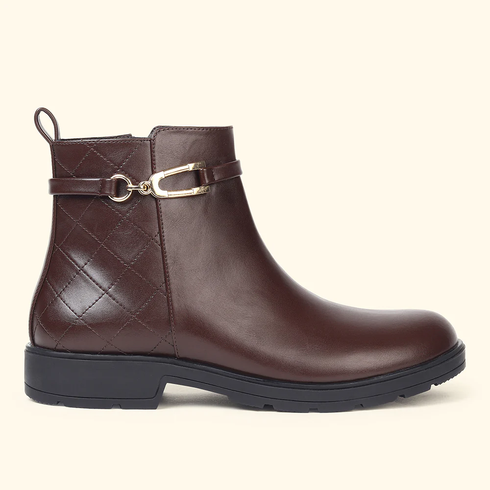 Midnight OG_Collar Crest Ankle Boots for Women - Image 3