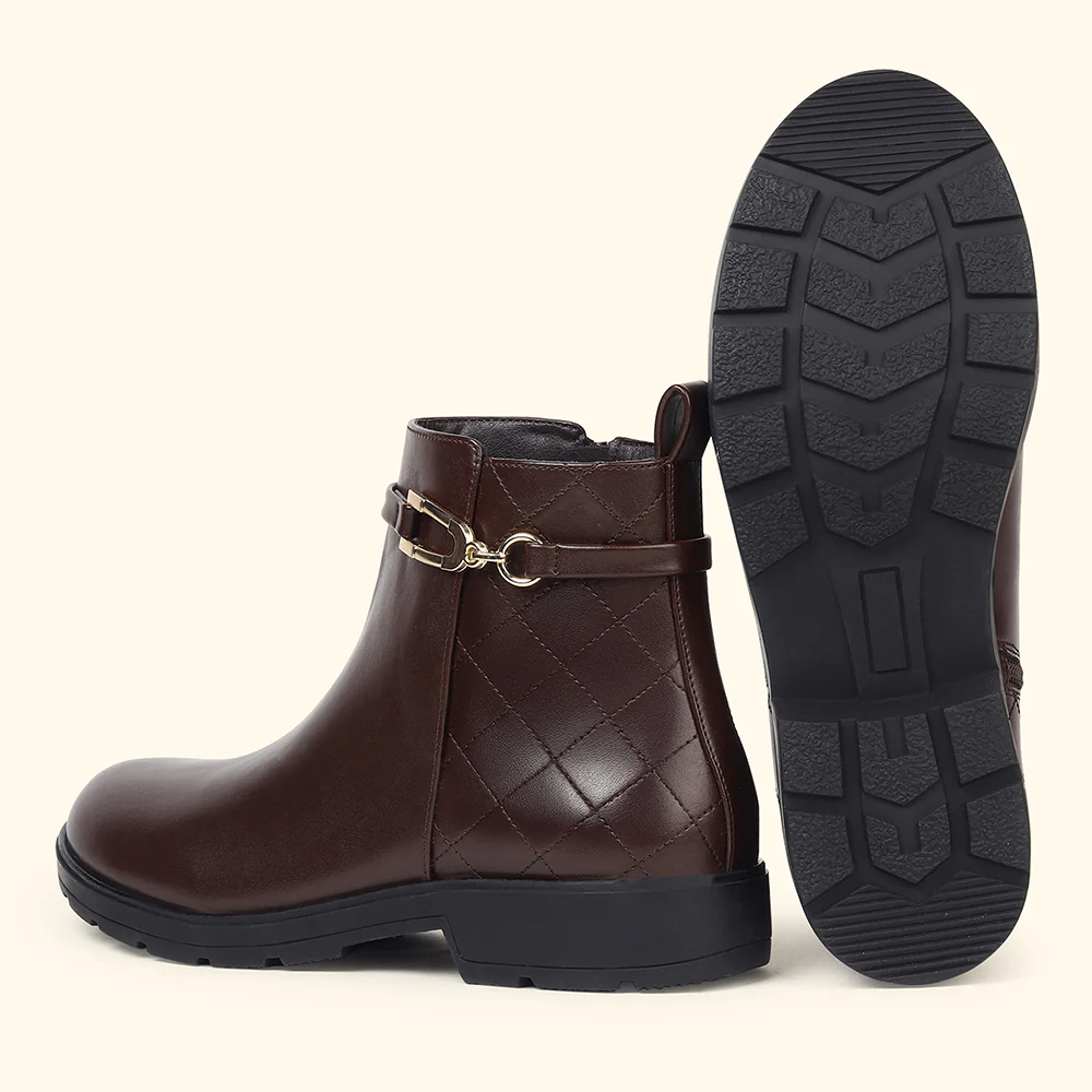 Midnight OG_Collar Crest Ankle Boots for Women - Image 6