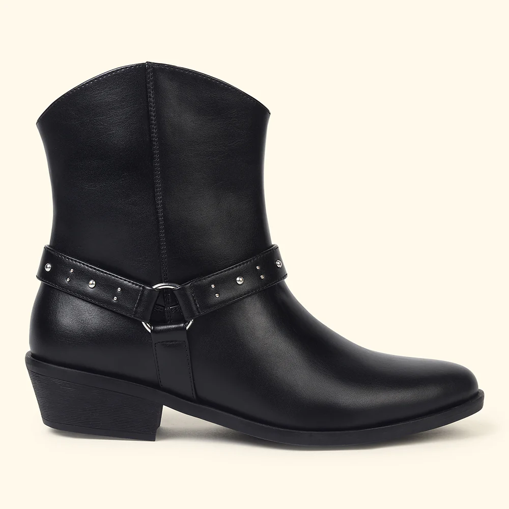 Slays Studs Mid Calf Boots for Women - Image 3