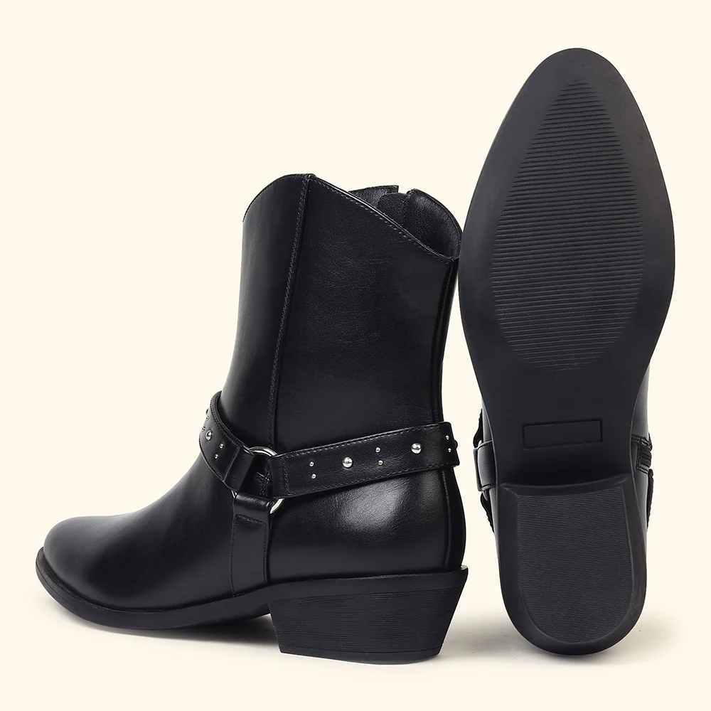 Slays Studs Mid Calf Boots for Women - Image 6