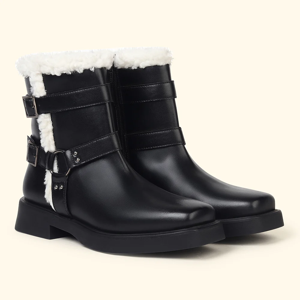 Slays Faux Fur lining Mid-Calf Boots for Women - Image 2