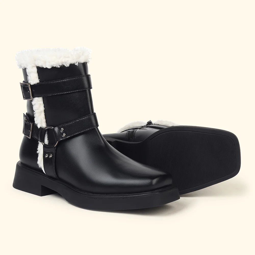 Slays Faux Fur lining Mid-Calf Boots for Women - Image 4