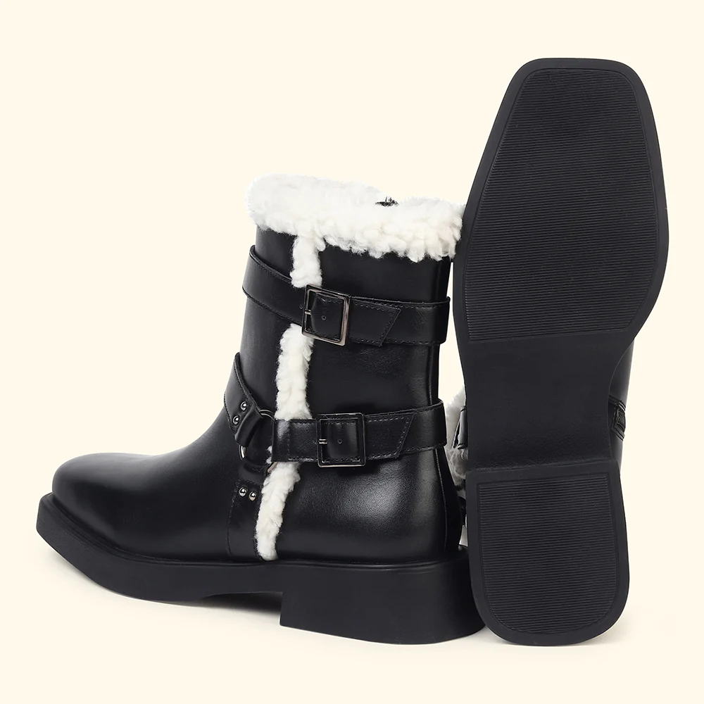 Slays Faux Fur lining Mid-Calf Boots for Women - Image 6