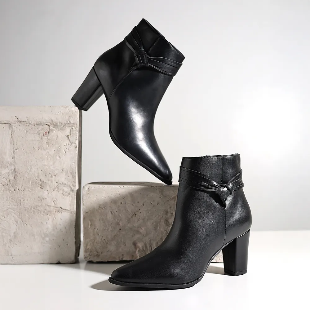 Slays Knot Ankle Length Boots for Women