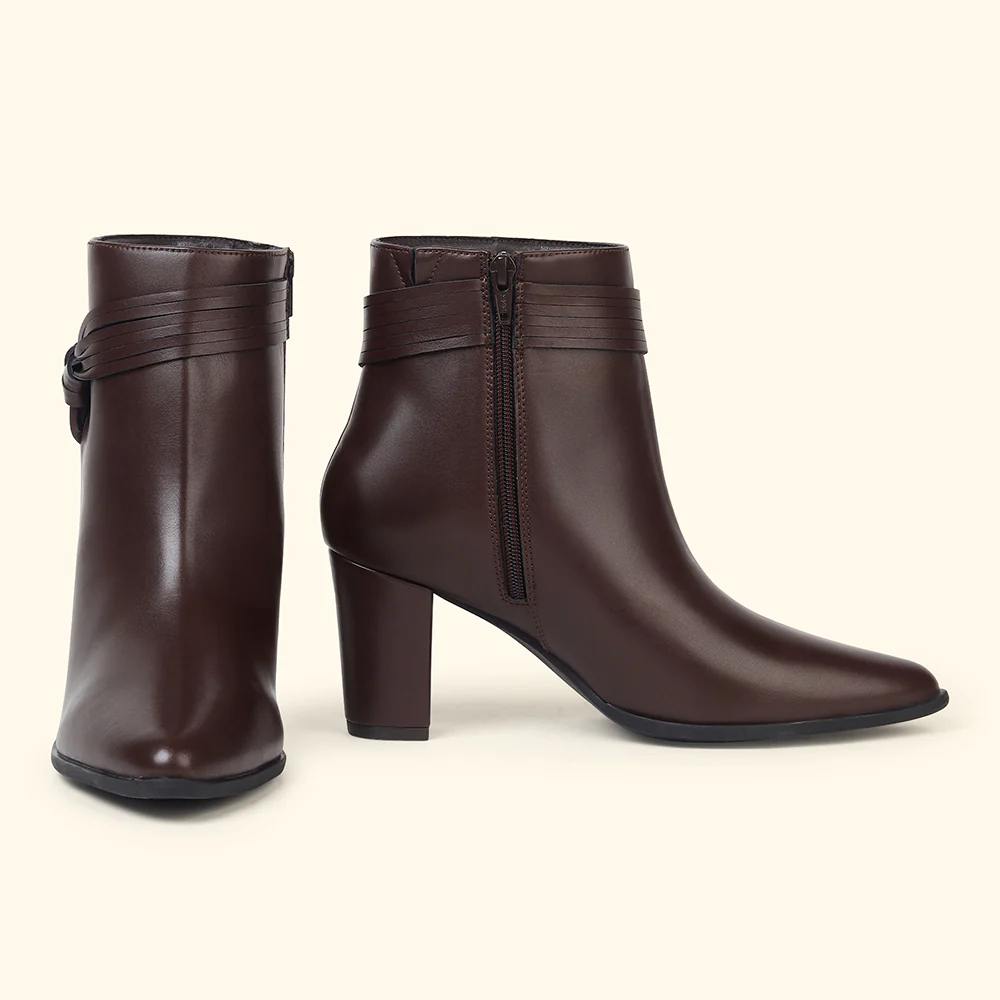 Slays Knot Ankle Length Boots for Women - Image 11