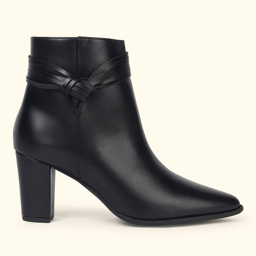 Slays Knot Ankle Length Boots for Women - Image 4
