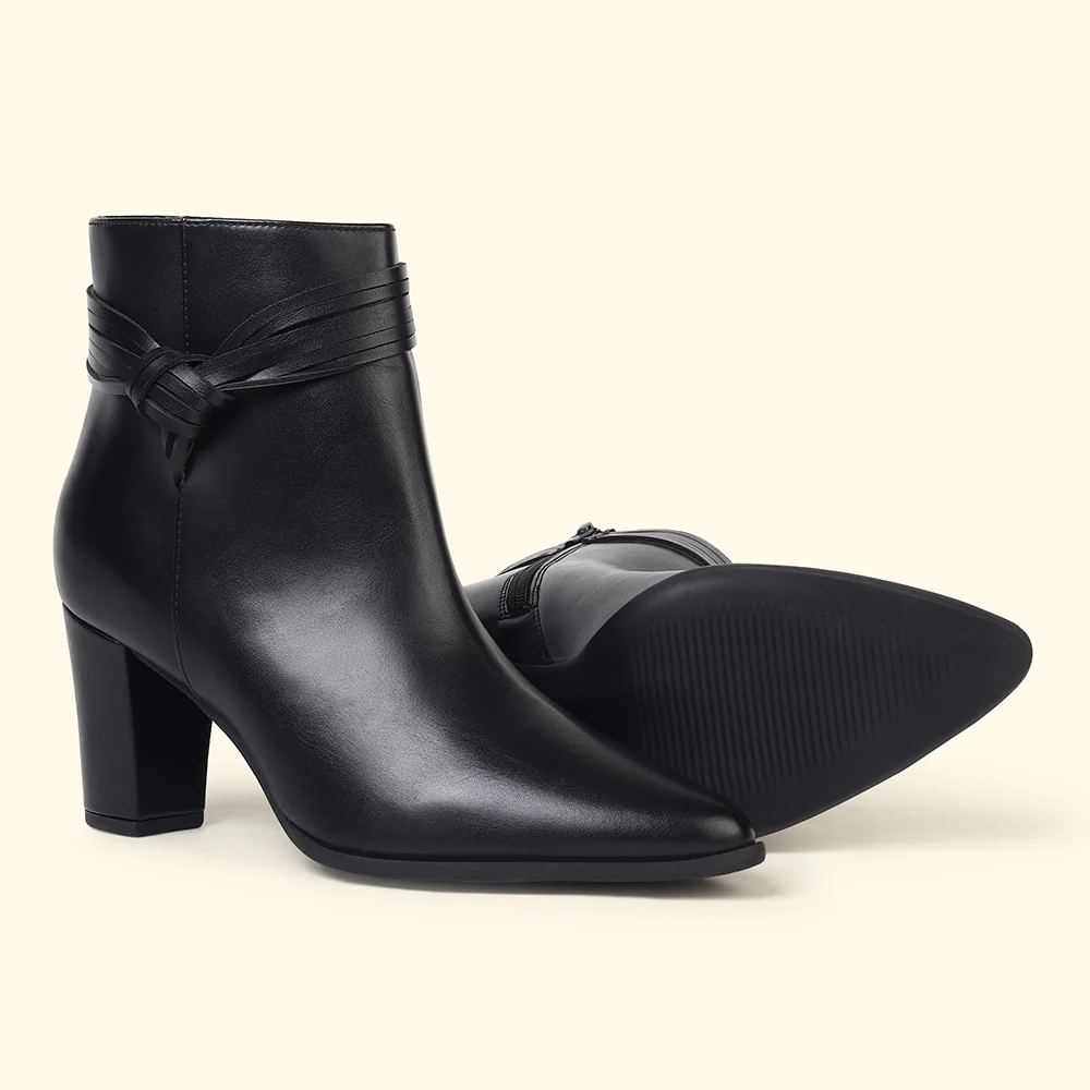 Slays Knot Ankle Length Boots for Women - Image 5