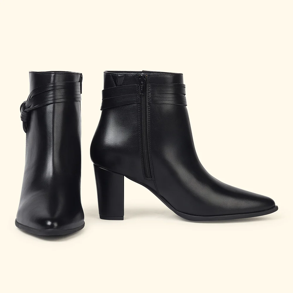 Slays Knot Ankle Length Boots for Women - Image 6