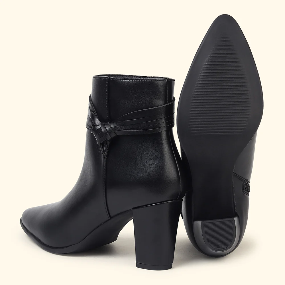Slays Knot Ankle Length Boots for Women - Image 7
