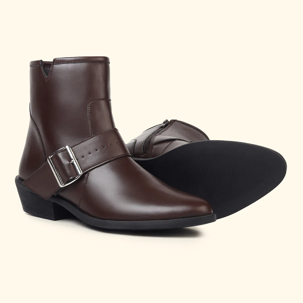 Side buckle Suede Ankle Boots for Women - Image 11