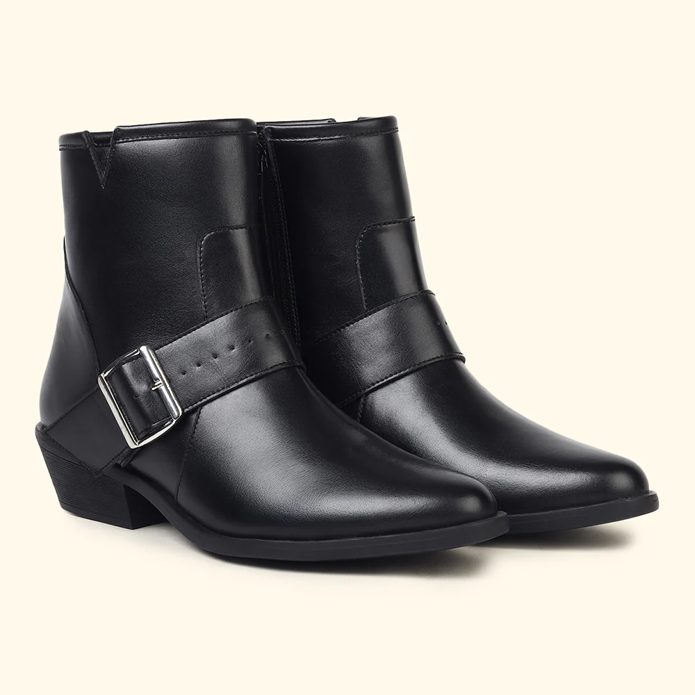 Side buckle Suede Ankle Boots for Women - Image 15
