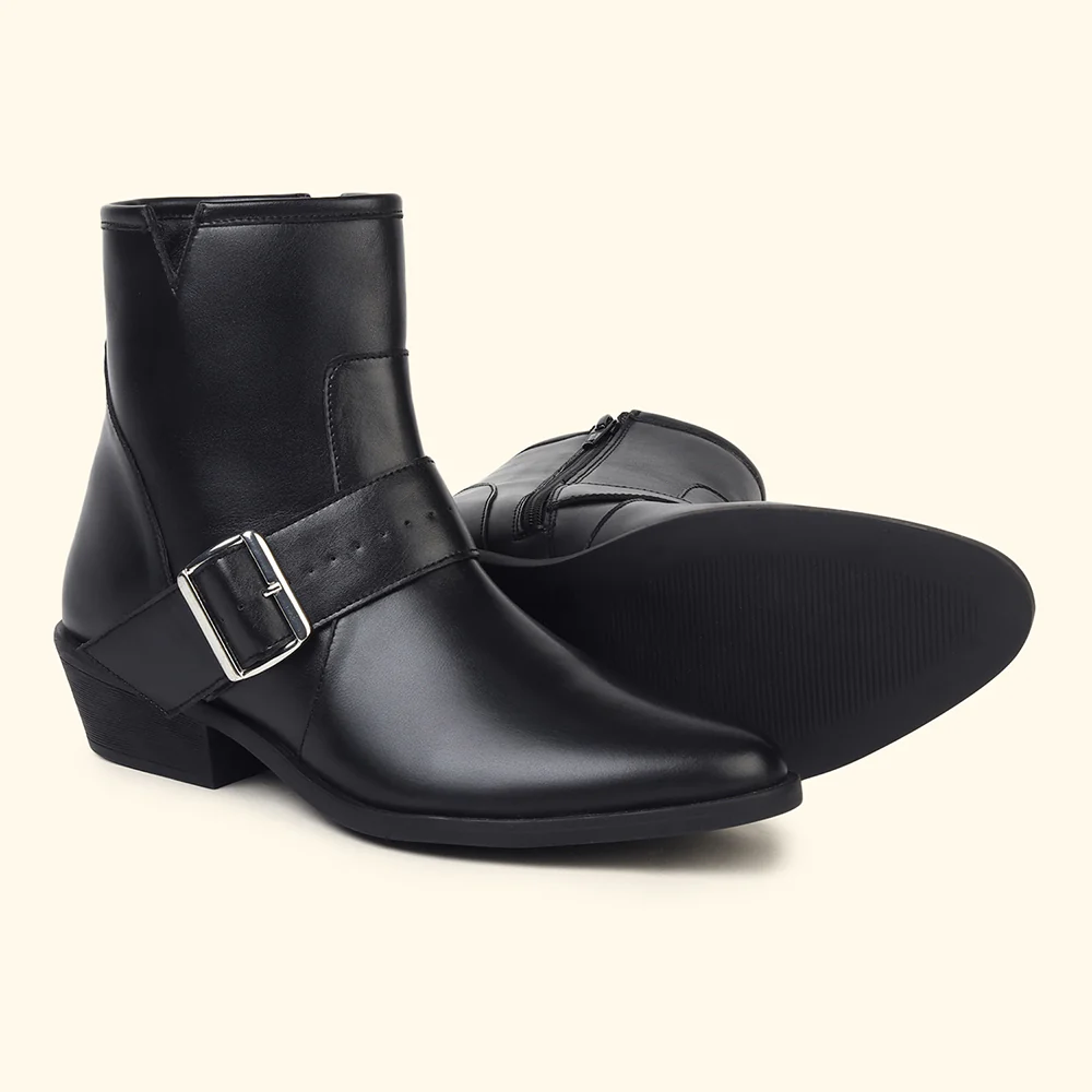 Side buckle Suede Ankle Boots for Women - Image 17