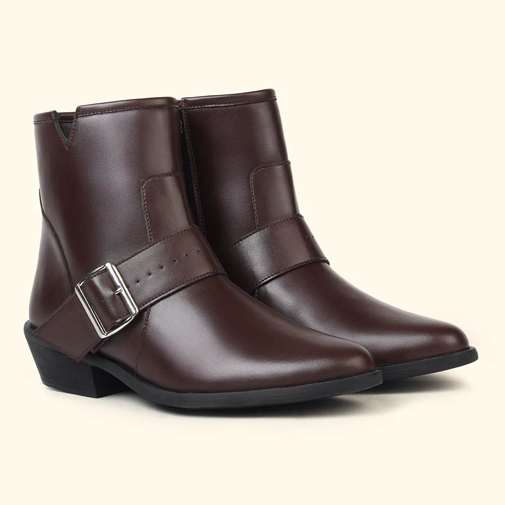 Side buckle Suede Ankle Boots for Women - Image 9