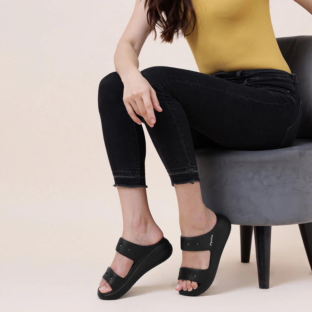 Double Strap EVA Clog Sandals for Women - Image 3