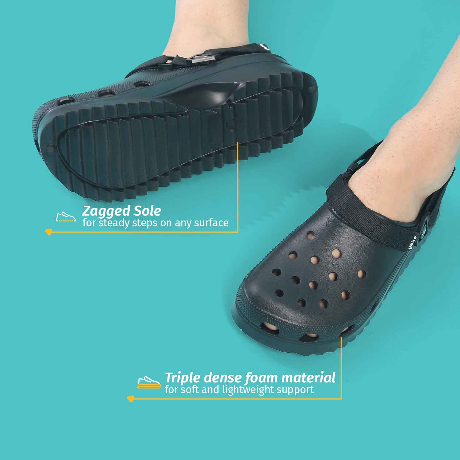 Hacker 001 Water Resistant Chunky Clogs for Men - Image 10