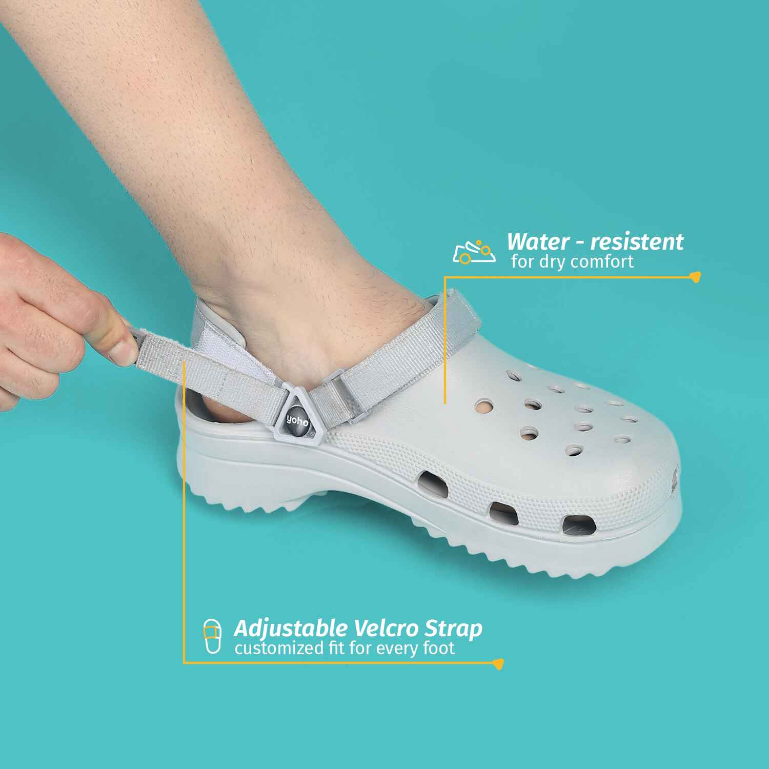 Hacker 001 Water Resistant Chunky Clogs for Men - Image 24
