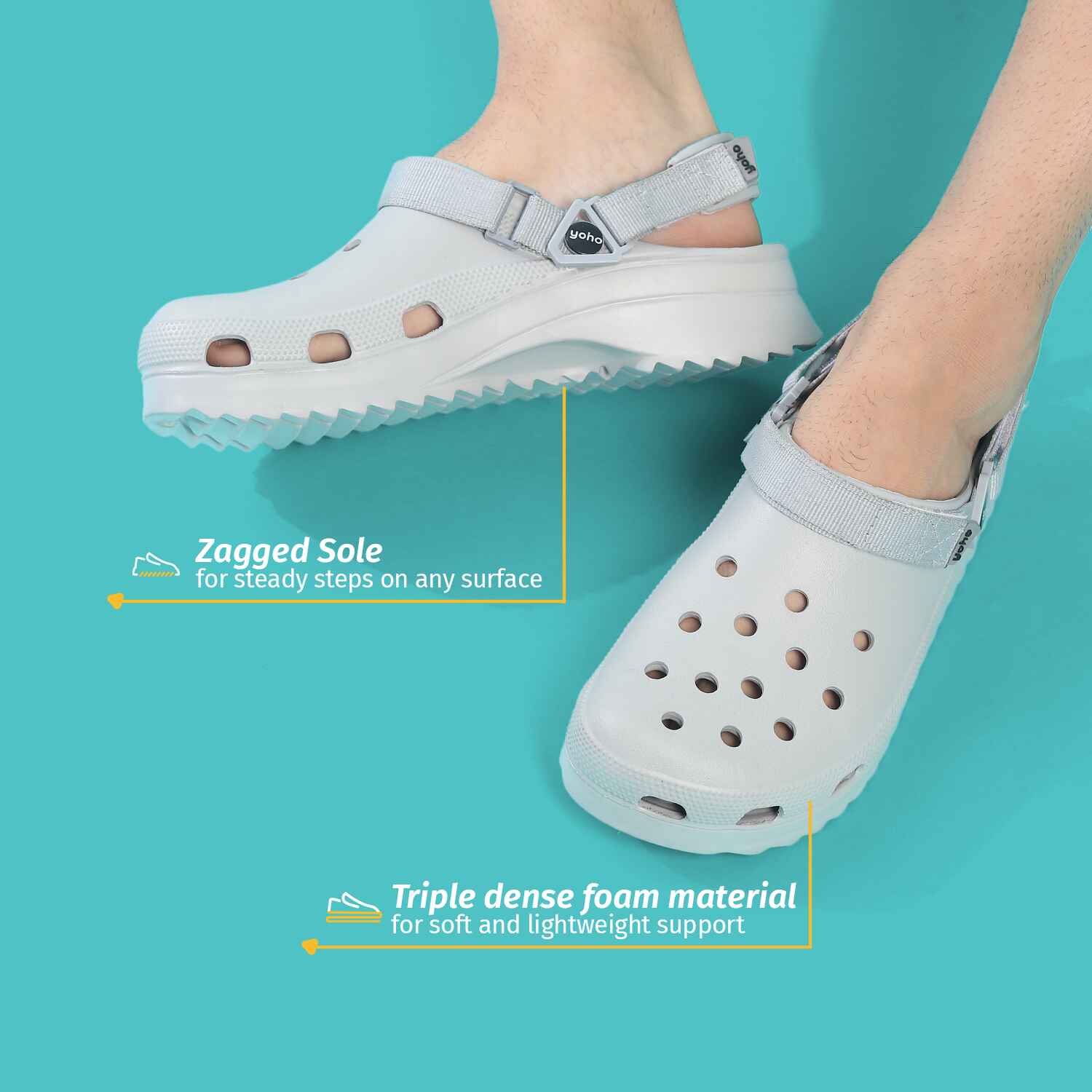 Hacker 001 Water Resistant Chunky Clogs for Men - Image 25
