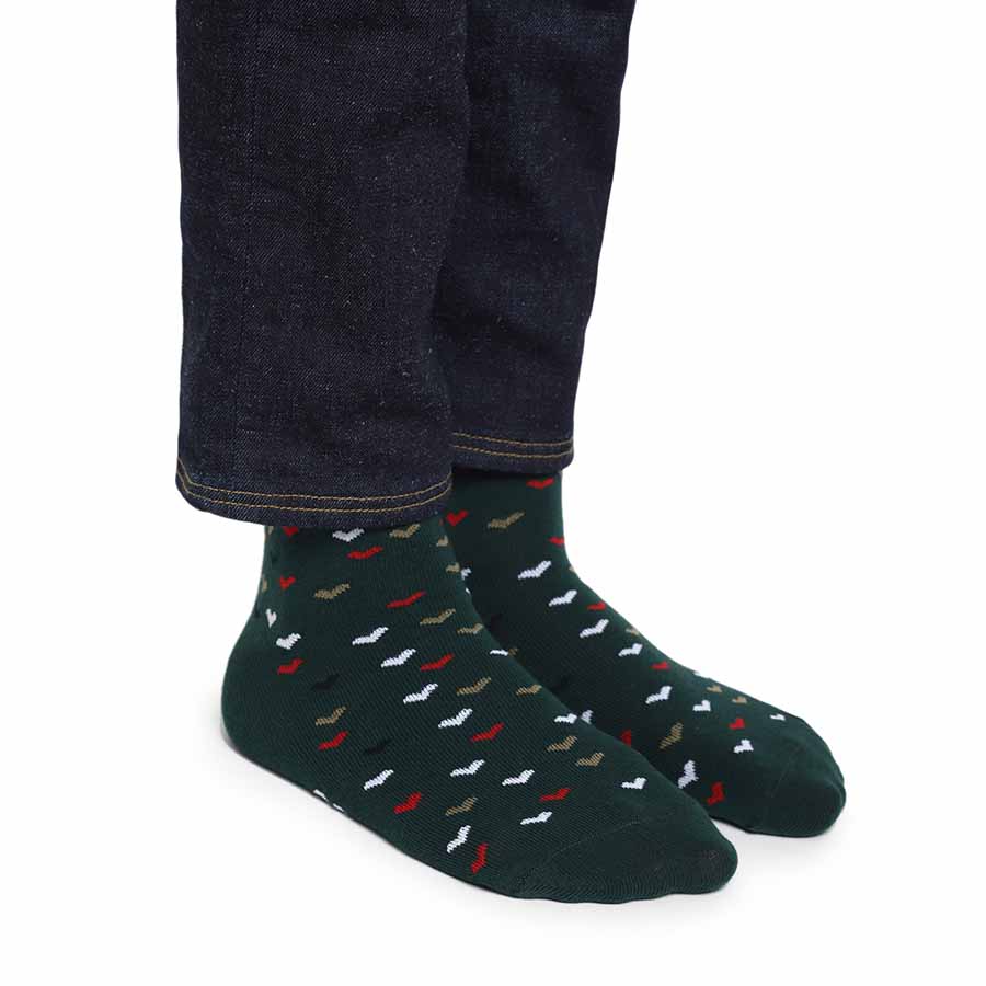 Heart Printed Ankle Socks - Image 12