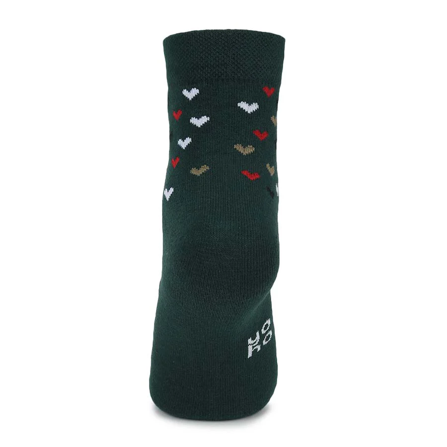 Heart Printed Ankle Socks - Image 13