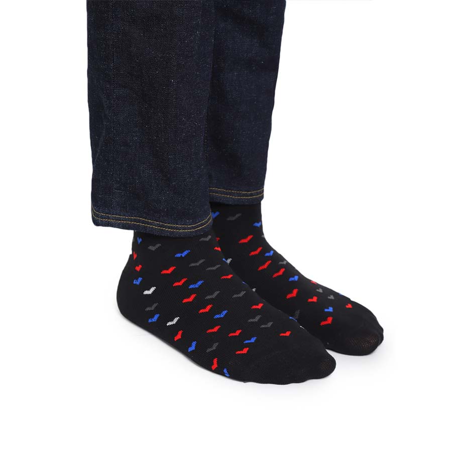 Heart Printed Ankle Socks - Image 22