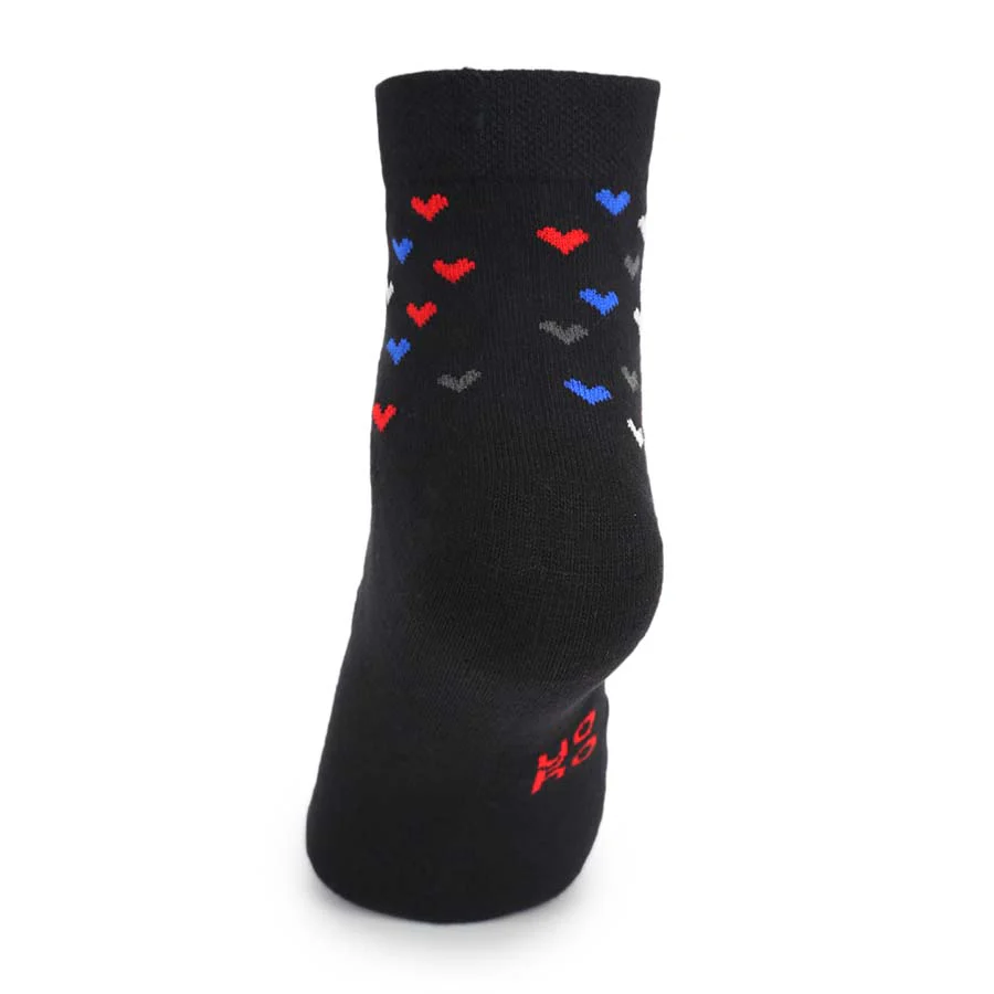 Heart Printed Ankle Socks - Image 23