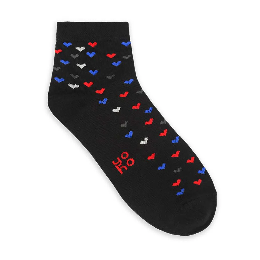 Heart Printed Ankle Socks - Image 25