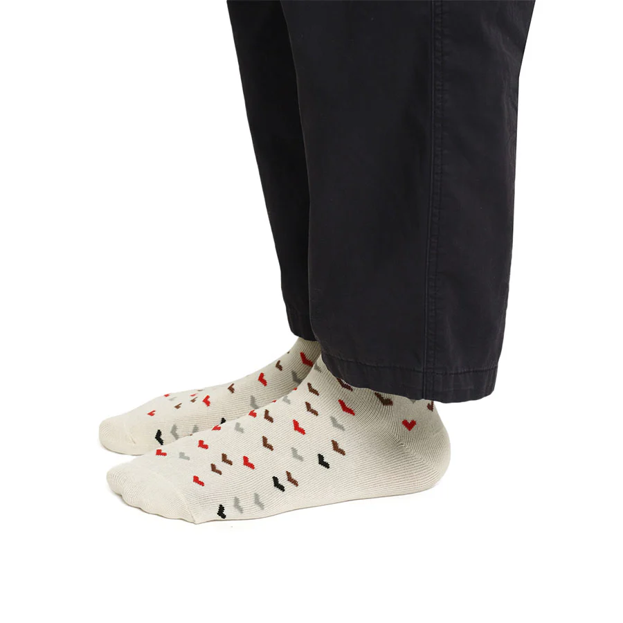 Heart Printed Ankle Socks - Image 4