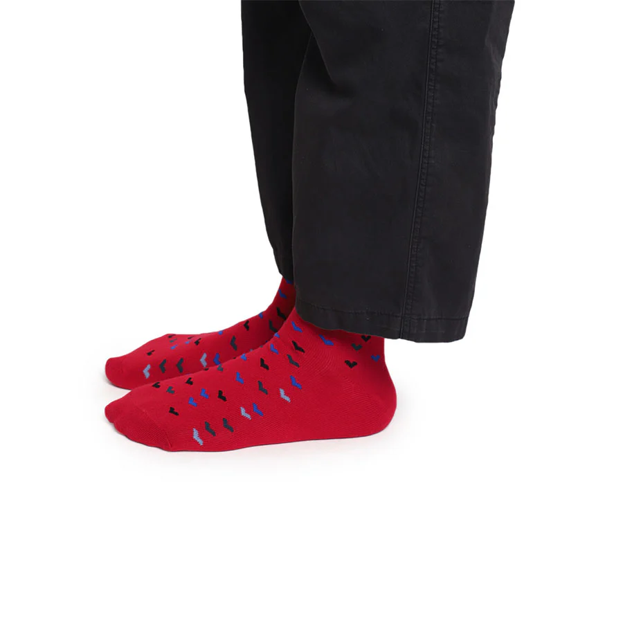 Heart Printed Ankle Socks - Image 9