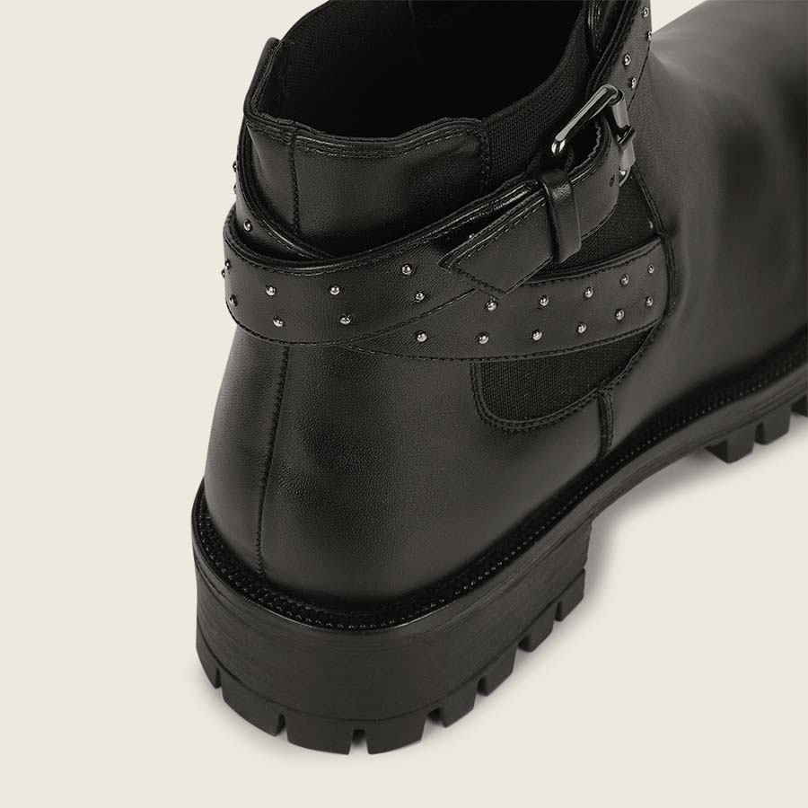 High Ankle Knotted Dots Boots for Women - Image 3