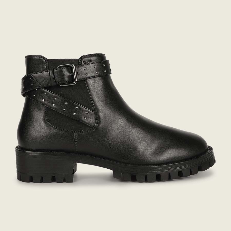 High Ankle Knotted Dots Boots for Women - Image 4