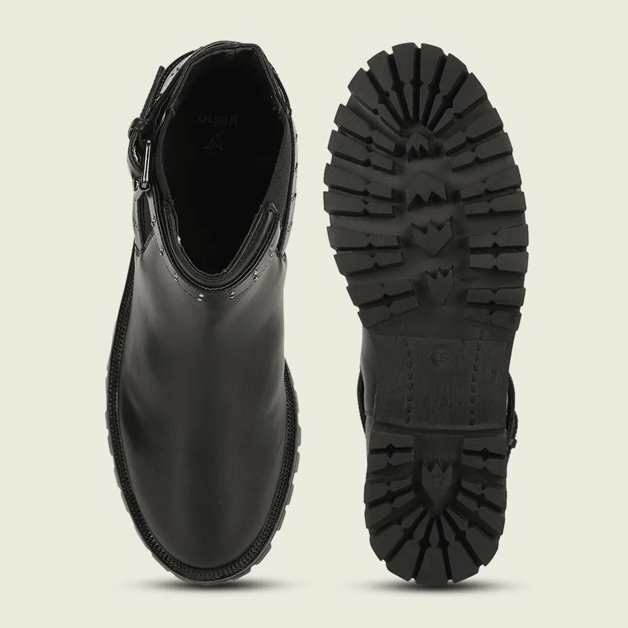 High Ankle Knotted Dots Boots for Women - Image 5