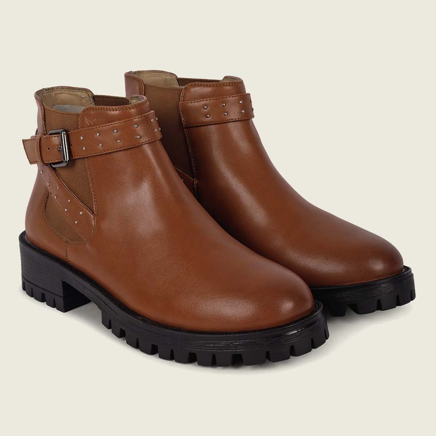 High Ankle Knotted Dots Boots for Women - Image 6