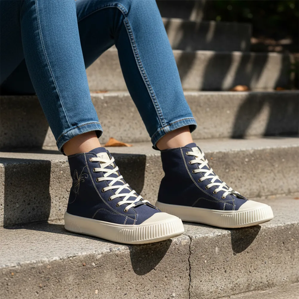 High Ankle Canvas 01 Sneakers for Women - Image 18