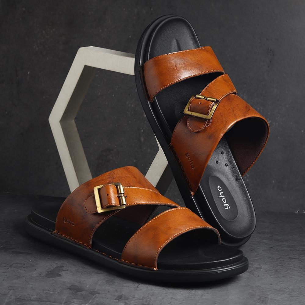 Leather Sandals 001 for Men - Image 4