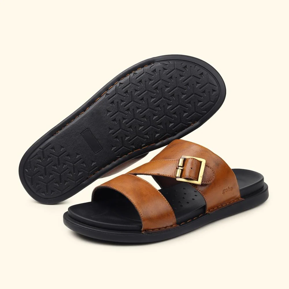 Leather Sandals 001 for Men - Image 5
