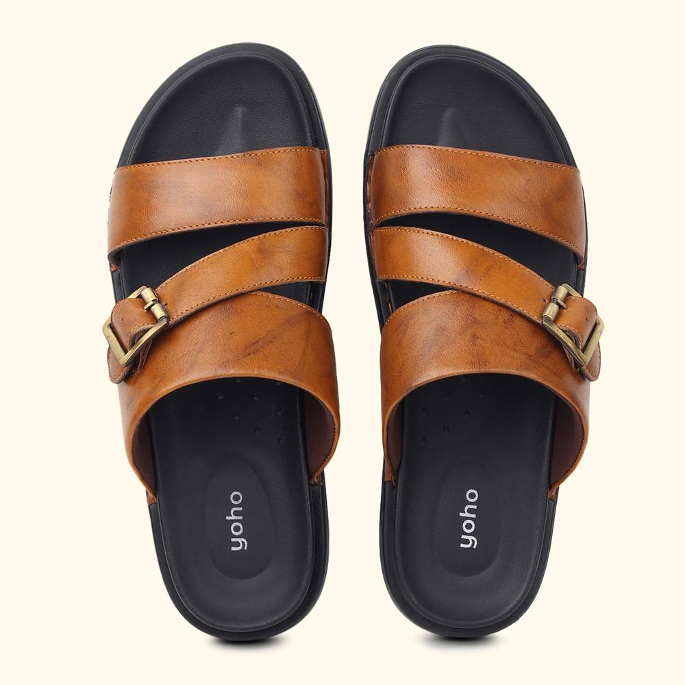 Leather Sandals 001 for Men - Image 7