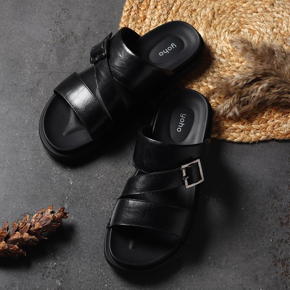 Leather Sandals 001 for Men - Image 9
