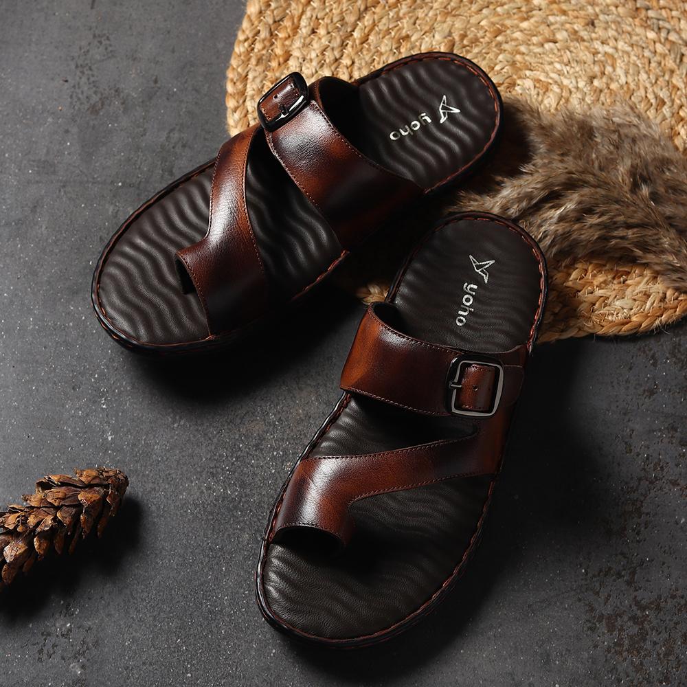 Leather Sandals 002 for Men - Image 8