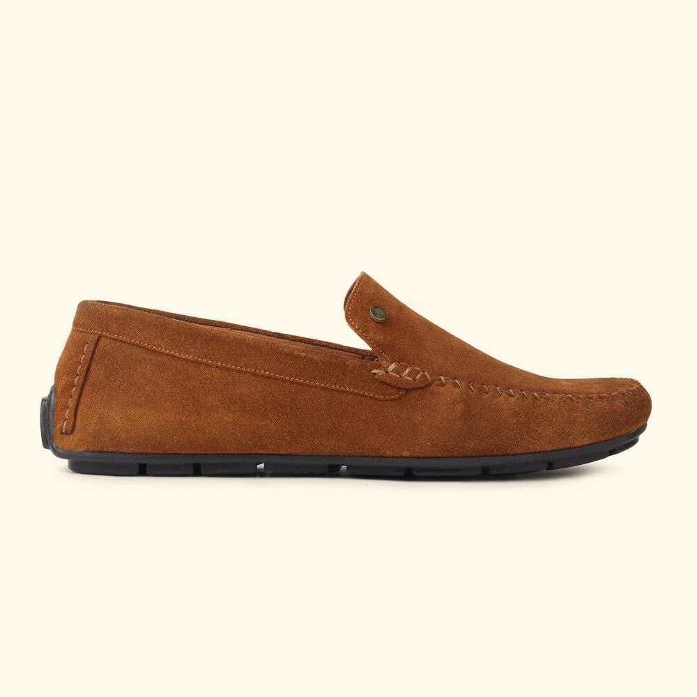 Lofos 001 for Men - Tan Suede Loafers - Image 6