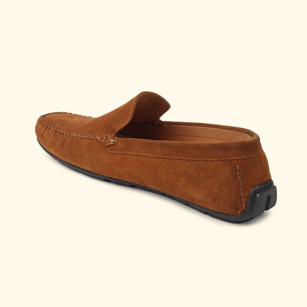 Lofos 001 for Men - Tan Suede Loafers - Image 9