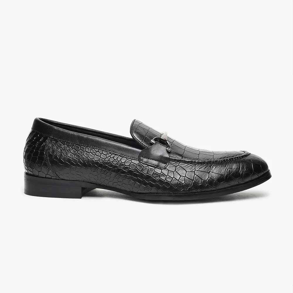 Lofos Elite Croc Loafers for Men - Classic Black - Image 3