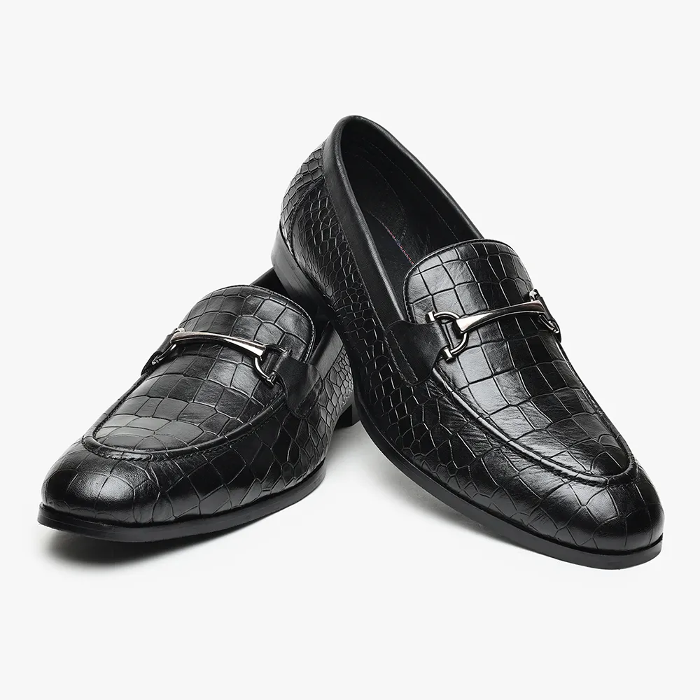 Lofos Elite Croc Loafers for Men - Classic Black - Image 9