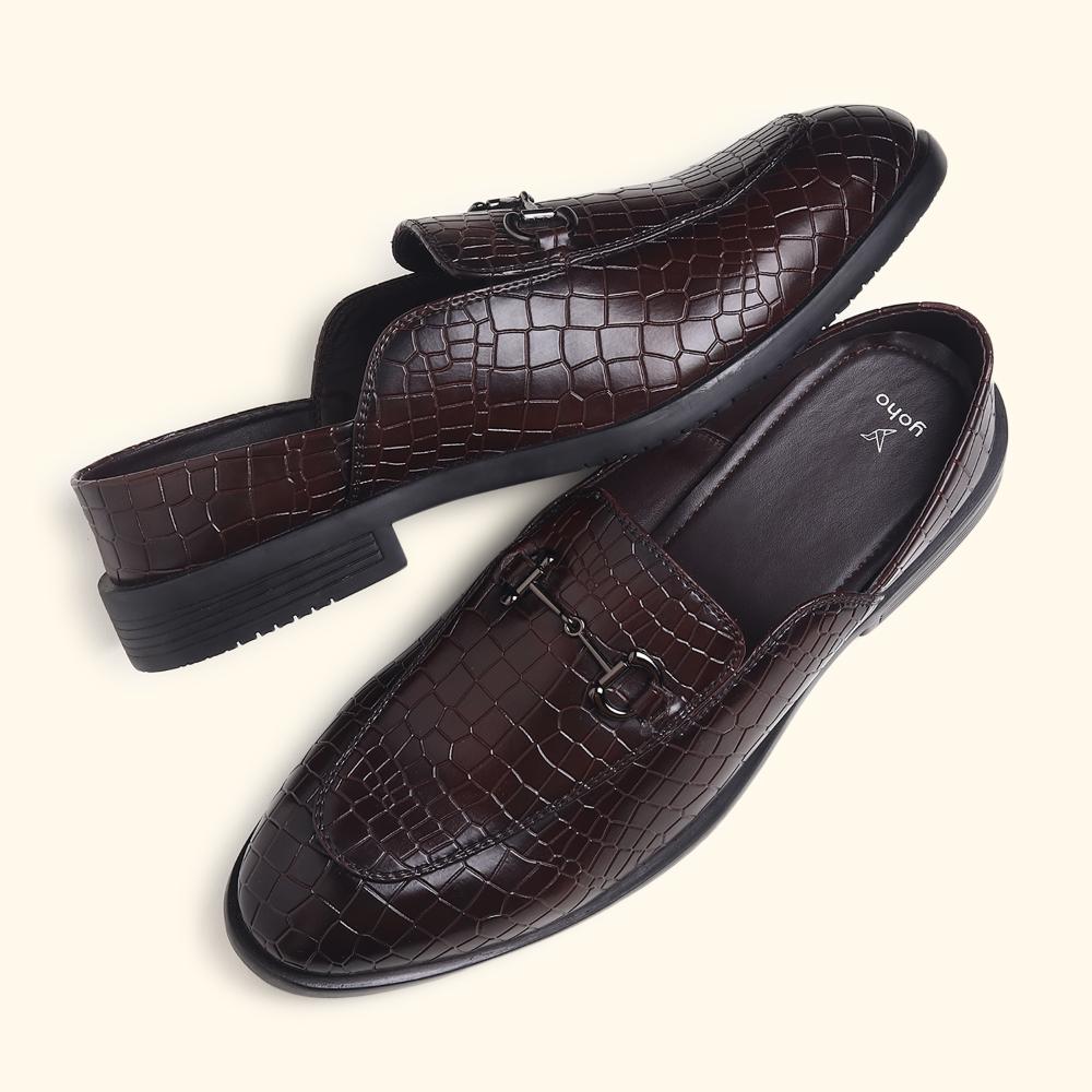 Lofos Mules for Men - Brown - Image 10