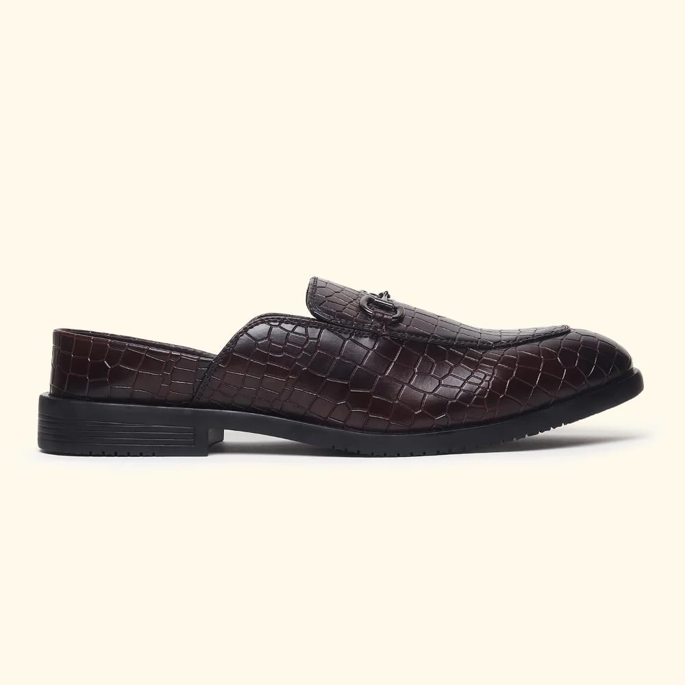 Lofos Mules for Men - Brown - Image 4