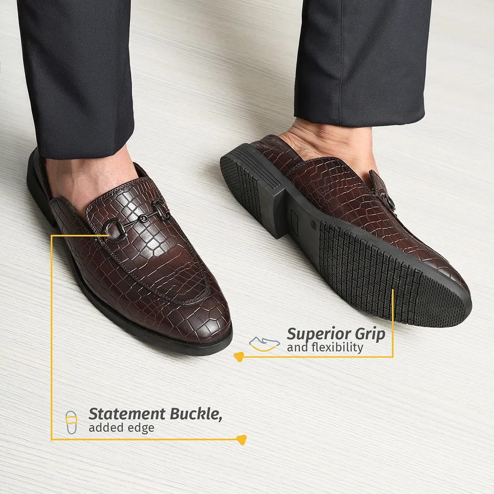 Lofos Mules for Men - Brown - Image 5