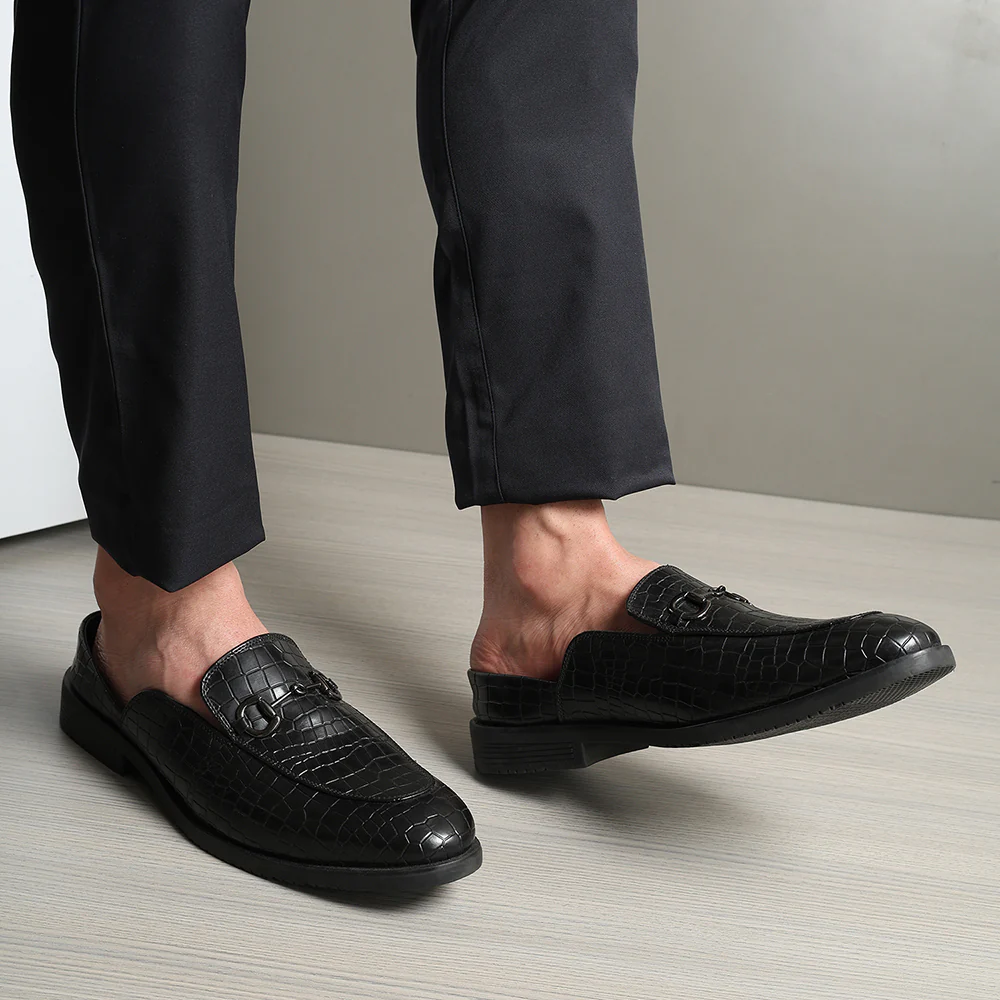Lofos Mules for Men - Classic Black - Image 8